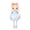 Sky Blue, variant on Michellecmm Cartoon Plush Doll, Cute Soft Stuffed Toy Princess Doll Children Birthday Gift for Girls