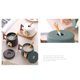 thumbnail image 4 of Advancent Taza de agua de cerámica para perros, tazón de desayuno con decoración de animales, bonito vaso grande para el vientre con tapa y Juegos de servir café y té Estera de madera, 4 of 6