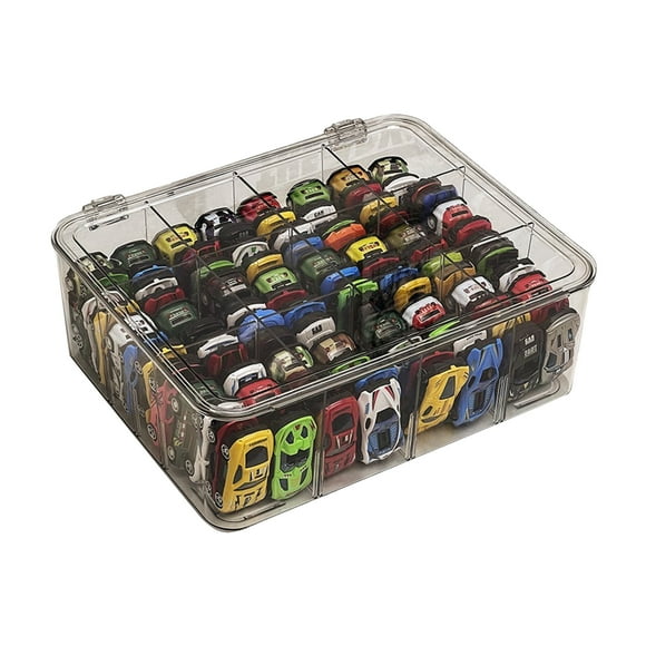 Advancent Vitrina acrílica transparente, cubierta a prueba de polvo y cenizas, vitrina de almacenamiento, escaparate Almacenamiento y organización del hogar 12 rejillas