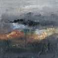thumbnail image 3 of Combs, Joyce 12x12 Black Modern Framed Museum Art Print Titled - Mountains in the Mist III, 3 of 5
