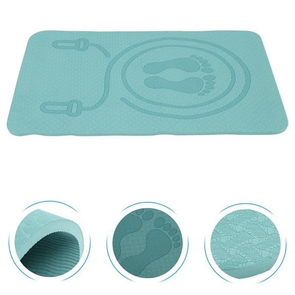Soimiss Anti Slip Exercise Mat Workout Mat TPE Green 1Pcs