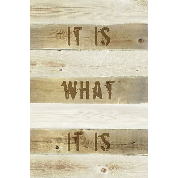It Is What It Is, motivational poster