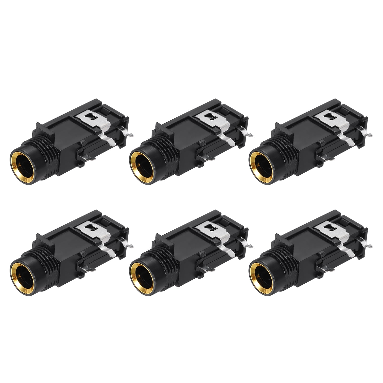 Treedix 10pcs PJ302 3.5mm Stereo Jack Socket 3-Pin Headphone Jack