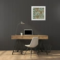 thumbnail image 3 of Vision Studio 12x12 White Modern Wood Framed Museum Art Print Titled - Nouveau Textile Motif I, 3 of 4