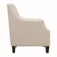 thumbnail image 4 of Picket House Furnishings Perry Bouton Touffeté Accent Chaise dans la Neige, 4 of 10