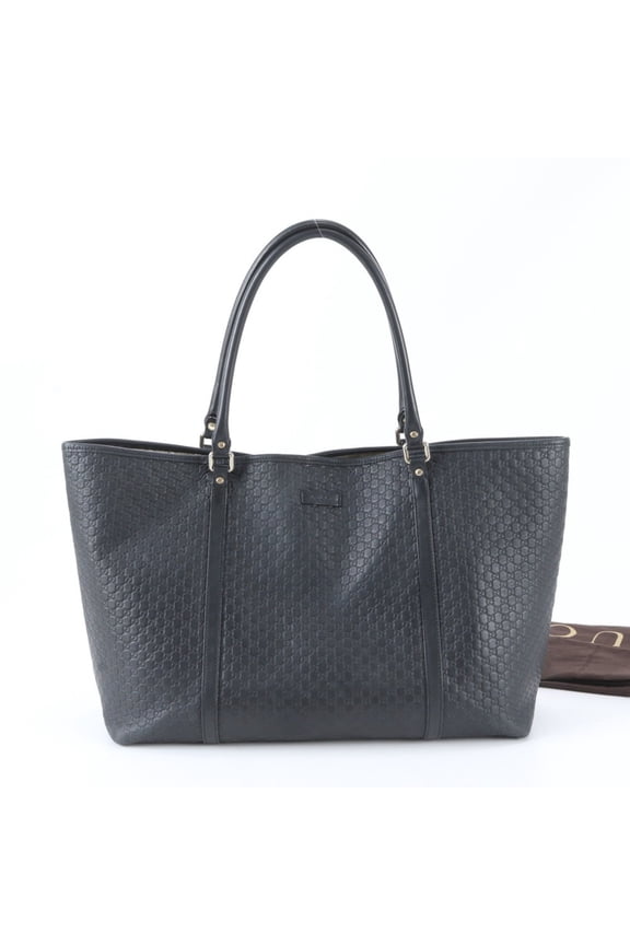 Pre-Owned Gucci GG Micro Guccissima 449648 Leather Tote Bag Handbag...