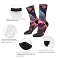 thumbnail image 3 of Rateoe Bird 1 for Women Casual Calf Socks - Cute Crew Socks - Thin Soft Above Ankle Socks Size 5-11, 3 of 6