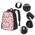 thumbnail image 2 of Balery Red Football Mochila para hombre y mujer - Tela Oxford 600D resistente - Gran capacidad, resistente al agua, ideal para la escuela, viajes y senderismo, 2 of 6