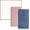 Pink and Blue, variant on FULANDL 2-Piece Diary Set, 196 Page to-Do List with Leather Cover, Suitable for Work and Study