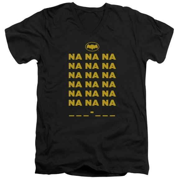 Batman Classic Tv - Na Na Na - Slim Fit V Neck Shirt - Small