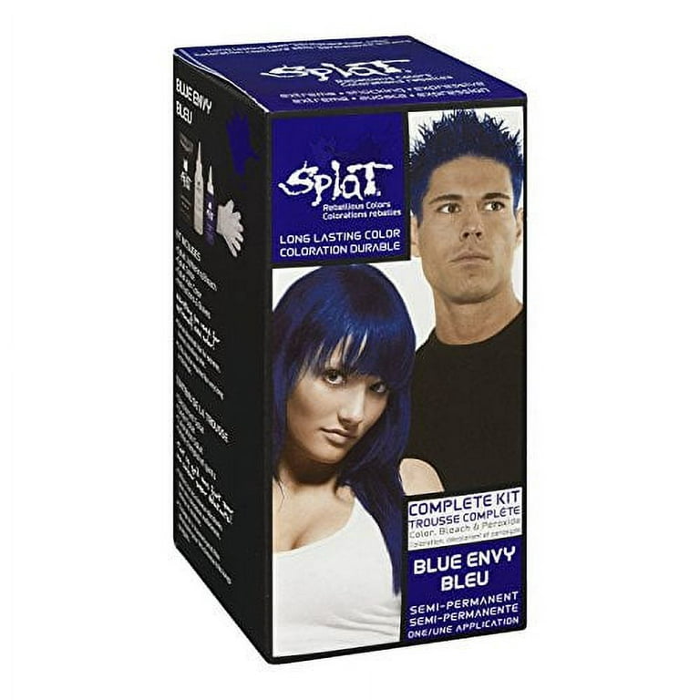 Splat Original Complete Kit (Blue Envy) - Semi-Permanent Hair Dye