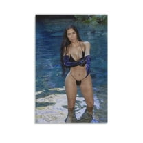 Kim Kardashian Hot Girl Sexy Poster (12) Canvas Art Poster and Wall Art Picture Print Modern Family bedroom Decor Posters 12x18inch(30x45cm)