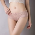 thumbnail image 2 of SDOTXA Womens Hipster Underwear Lace Cheeky Panties Cotton Ladies Underwear  4-Pack Size S-XL, 2 of 7
