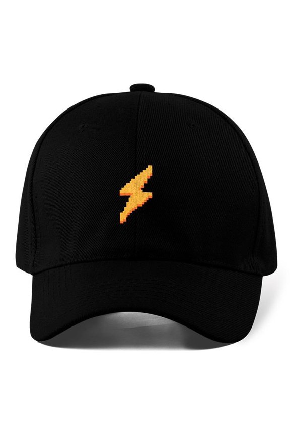 Pixelart Thunderbolt Videogame Hat  -Image by Shutterstock,  Small