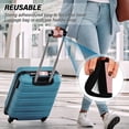thumbnail image 4 of Luggage Handle Wrap for Suitcase 4 Pack Luggage Tag Identifiers for Travel Accessories White Sun on Pink, 4 of 6
