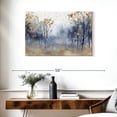 thumbnail image 3 of Elephant Stock Speckled Blue Forest I Wall Art - Horizontal Canvas Wall Art - Living Room Wall Decor - Nature Canvas - Brown And Blue Decor - 36" x 24", 3 of 8