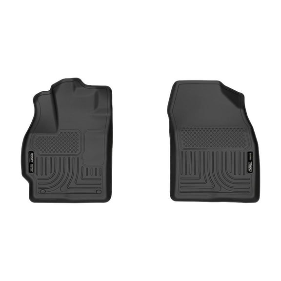 Husky Liners 13491 Weatherbeater Floor Mats Fit 2010-2014 Toyota Prius - Front - Black - 2 Pc