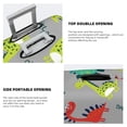thumbnail image 5 of Xecao Cute Dinosaur print Elastic Luggage Cover, with double-sided print , is perfect for travel, business, and daily use, 5 of 9