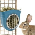 thumbnail image 6 of oshhnii Rabbit Feeder Bunny Hay Holder, Multifunction Rabbit Alfalfa Rack Hamster Feeder blue, 6 of 9