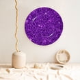 thumbnail image 5 of Wukai Purple Glitter Print Decorative Plate for Display,Bone China Decorative Plate, Ceramic Dinner Plate with Stand, Vertical Ceramic Plate-10in, 5 of 6