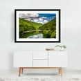thumbnail image 2 of The New River Gorge Bridge - West Virginia Photography Bridge Nature Landscape Waterfall Scenic Forest Travel Poster Black Framed Wall Art Print 8 x 10 inches, 2 of 4