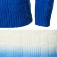 thumbnail image 6 of ZKCCNUK Men's Autumn And Winter New Youth Men's Gradient Printing Pullover Sweater Color Matching Turtleneck Warm Sweater Base, 6 of 6