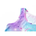 thumbnail image 3 of Topgal Tween Girls Pajamas Tie Dye Rainbow Unicorn Cotton Tank Top & Shorts PJS Size 18, 3 of 6