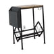 thumbnail image 4 of Soporte para tocadiscos, mesa auxiliar rodante con almacenamiento de vinilo, soporte para discos, mesa para tocadiscos para vinilos para sala de estar L, 4 of 10
