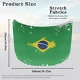 thumbnail image 5 of KUIFORTI Brazilian Flag Car Hood Cover Easy Installation Patriotic Car Hood Cover Protector Removable Automotive Accessories Fabric Hood Cover All-Season Protection for Car Decor, 5 of 6