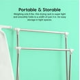 thumbnail image 5 of IRIS Foldable Clothes Drying Rack with Extendable Rods for Large Laundry Loads, 5 of 8