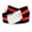 Black and Red Stripe, variant on Boy's School Uniform Silver Slider Military Belt Buckle with Canvas Web Belt Small Black