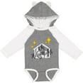 thumbnail image 3 of Inktastic Oh Holy Night Christmas Nativity with Yellow Stars Boys or Girls Long Sleeve Baby Bodysuit, 3 of 5