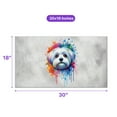 thumbnail image 5 of Watercolor Drip Maltese Pop Art Colorful Portrait Artwork Doormat Maltese Dog Lover Gifts Idea Indoor Outdoor Welcome Mat - 01009, 5 of 5