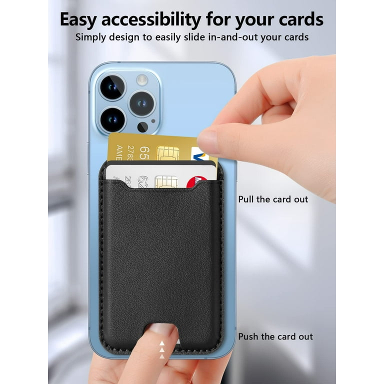 Sunslice Volta - Portefeuille magnétique avec Batterie Externe Magsafe – Porte Carte Homme avec Support Réglable et avec Powerbank Magnétique, pour iPhone 16/15/14/13/12 Pro Max/Plus, Brun