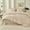 Wheat, variant on Koniroom Ruched Comforter Set Queen Size, Ruffled Pintuck Boho Bedding for Teen Girls Women, 3 Pieces Soft All-Season Textured Shabby Chic BedRoom Decor Bed Set