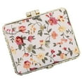 thumbnail image 2 of 6x Espejo para Maquillaje, Espejo Plegable de Dos Cara con Estampado Floral, Espejo de Bolsillo para Monedero, Coche, Hogar, Niñas, Uso de , Rectangu 6 piezas, 2 of 5