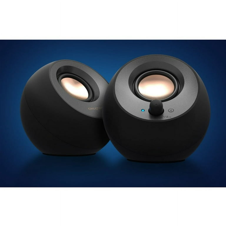 Creative Pebble V3 2.0 Bluetooth Speaker System, 8 W RMS, Black