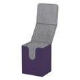 thumbnail image 2 of Trading Card Deck Box, Playing , Premium PU Leather Card Deck Case Violet, 2 of 7