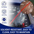 thumbnail image 4 of Speeding Safe Warning Funny Speedometer Car fashion Decal Bumper Sticker 20cm, 4 of 7