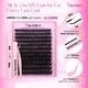 thumbnail image 4 of Kit de extensión de pestañas Yawamica Fluffy Lash Clusters 12-20 mm, 4 of 8
