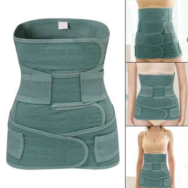 Strechy Waist Belt Adjustable Multifunctional Comfortable Belly Wrap Girdle  Abdominal Binder for Postpartum Recovery Workout Rest M 