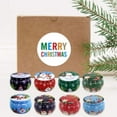 thumbnail image 2 of Christmas Candle Tins for Candle Making Empty Candle Containers with Lids, 2 of 17