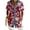 #087-Red, variant on TaTaai Womens Short Sleeve Button Down Shirts Casual Denim Look Collared Blouses with Allover Print Loose Fit for Summer 1-Pack Gift
