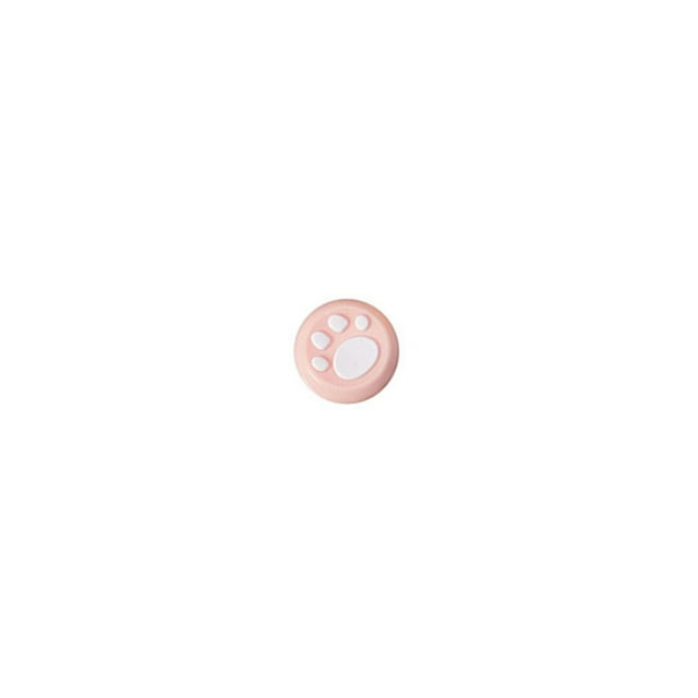 Bearachild Grips Caps Antideslizante Reemplazo perfecto Thumbstick Cover Controller Accesorios para doméstico blanco sobre negro Electrónica blanco sobre rosa