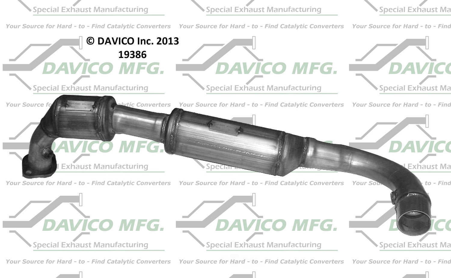 Davico Mfg 19386 Direct-Fit Catalytic Converter