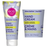 eos Shea Better Ultra Derm Hand Cream, Vanilla Cashmere, Instant Hydration & Protection, 2.5 fl oz