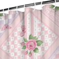 thumbnail image 3 of Pioneer Flower Floral Print Pattern Shower Curtain 72"x84", Bathroom Decorative Shower Curtain Set with 12 Hooks, Waterproof Washable, 3 of 6