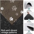 thumbnail image 3 of Brown Dog Paw Footprint Kitchen Rugs Sets Of 3,Kitchen Runner Rugs Non Skid Washable,Decorative Kitchen Floor Mats for Kitchen,Sink,Laundry,17"x30"+ 17"x47" + 17"x59", 3 of 6