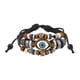 thumbnail image 3 of Pulsera Trenzada Fernando Cuero PU Estilo Vintage Negro, 3 of 8