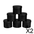 thumbnail image 1 of Latas de aluminio,pequeños contenedores de latas de aluminio de 150 ml redondos,latas de té resistentes al desgaste con hebilla reutilizables,caja de aluminio frasco de vela portátil con, 1 of 8